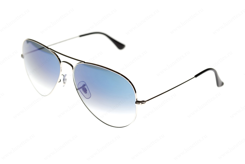 Ray-Ban 0RB3025 003/3F CLEAR GRADIENT BLUE 62 14 очки с/з